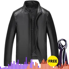 Мужские кожаные куртки, пальто, Мужская теплая коричневая черная куртка для мужчин, верхняя одежда, мужские пальто