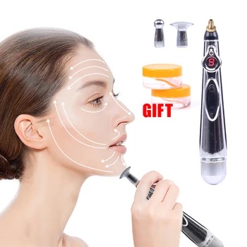 

lectronic Acupuncture Pen Electric Meridians Laser Therapy Heal Massage Pen Meridian Energy Pen Relief Pain Tools Relax Body