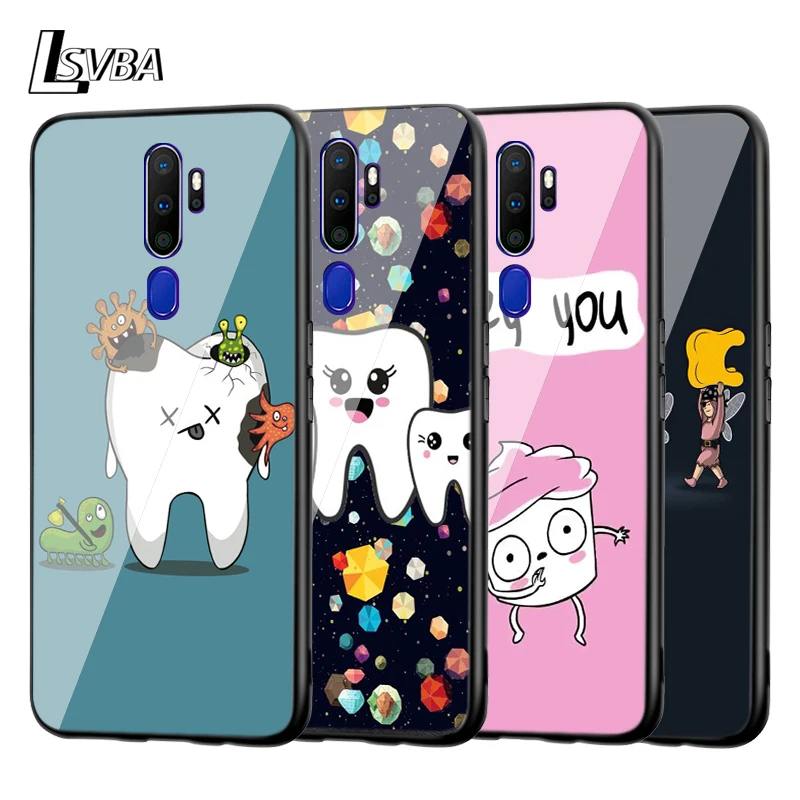 

Silicone Soft Cover Cartoon Toothpaste Tooth For OPPO A31 A5 A9 2020 F5 F7 F9 F11 Pro A7 2018 R9S R15 R17 K3 K5 Phone Case