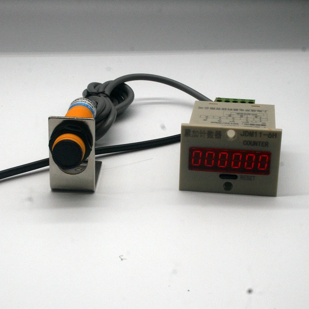AC220V Electronic Counter-JDM11-6H 6 Digit Display Electronic Counter AC220V DC 12V DC 24V DC36V AC220V Electronic Counter-JDM11-6H 6 Digit Display Electronic Counter AC220V DC 12V DC 24V DC36V