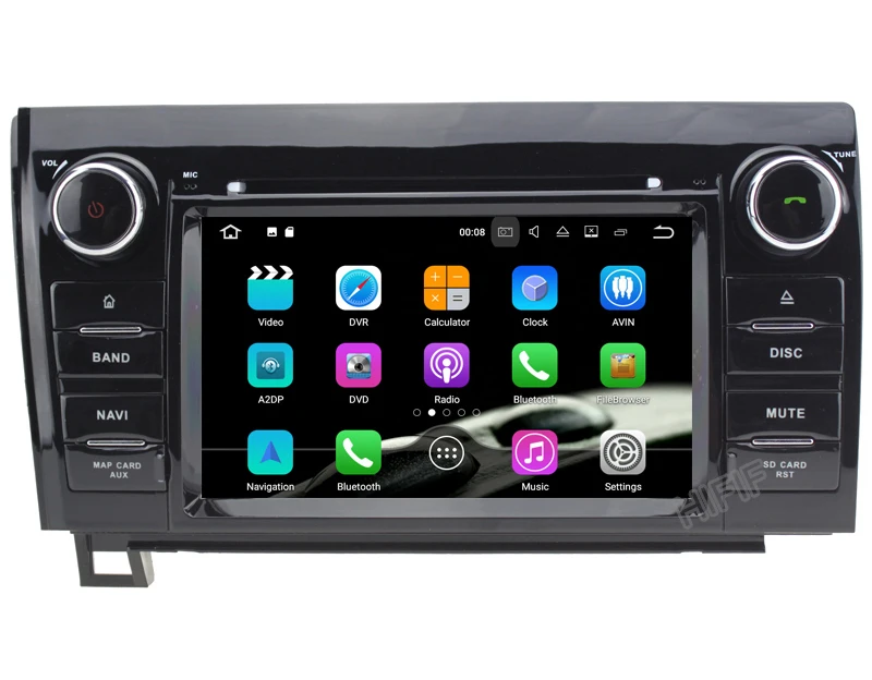 Perfect IPS 7 Inch 6 Core Android 9.0 4G RAM 64G ROM 2din car dvd GPS player For Toyota Tundra Sequoia Stereo Radio camera DVR RDS BT 10