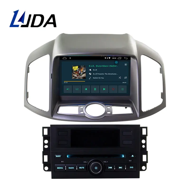 LJDA 8 дюймов Android 10,0 автомобильный dvd-плеер для Chevrolet Captiva 2006- Авто Радио Аудио RDS Bluetooth Canbus gps навигация