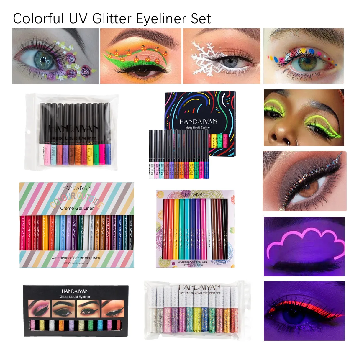 6/12/20 Colorful Matte Eyeliner Set 1