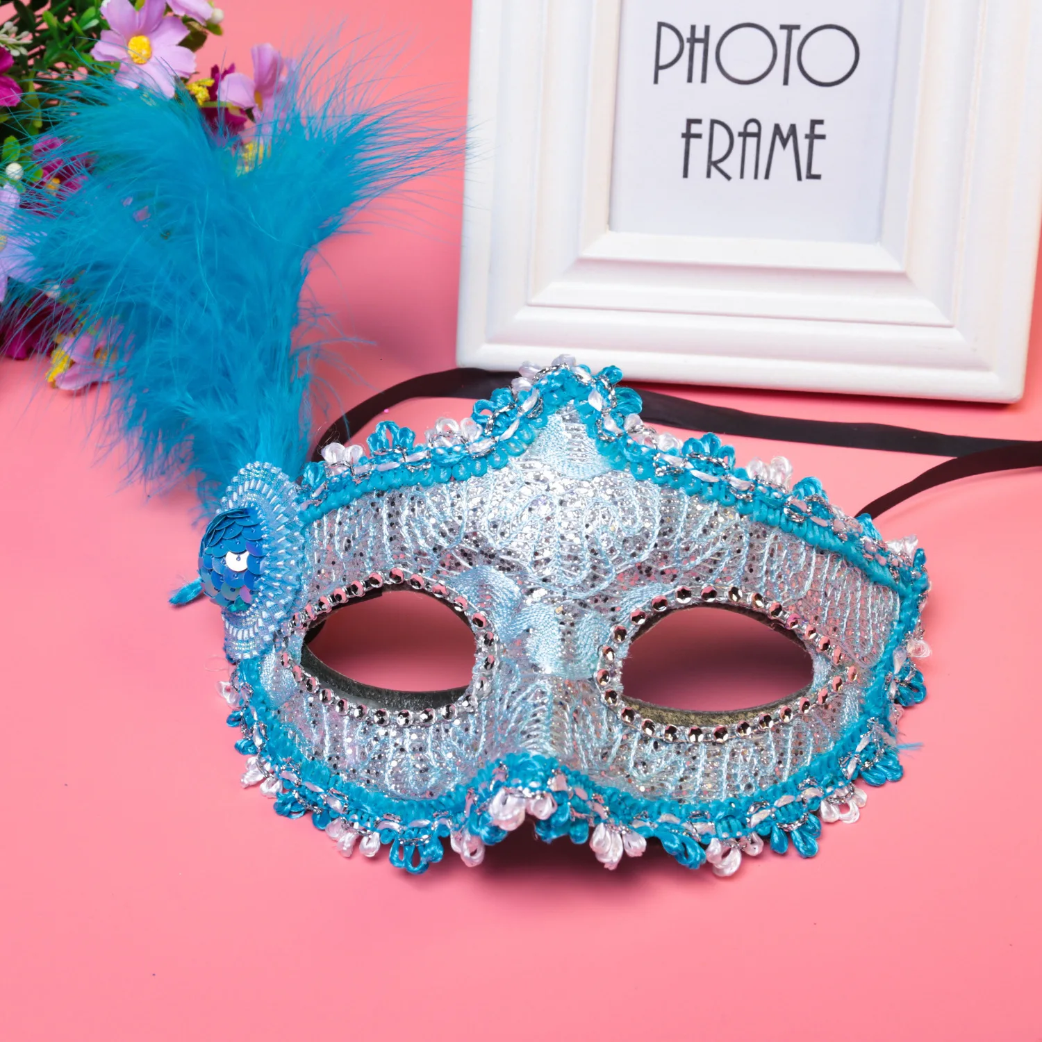

Hot Selling Halloween Masquerade Power Kniss Patch Coloured Drawing Or Pattern Princess Party Mask Mask