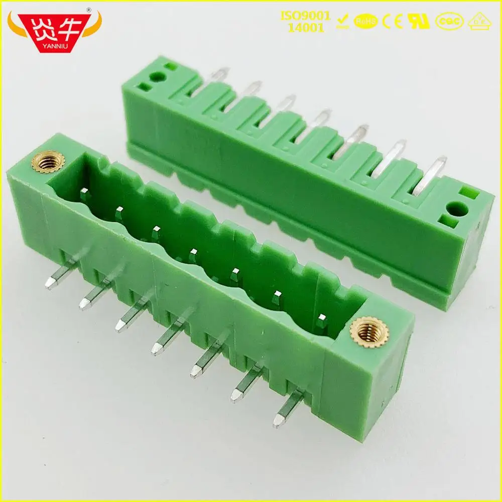2EDGRM-5.08-7P KF2EDGRM 5.08 2P~ 12P PCB CONNECTOR PLUG-IN TEMINAL BLOCK 2EDGRM 5.08mm 2PIN~ 12PIN MSTB 2,5 GF 1776508 PHOENIX CONTACT KEFA - Цвет: 2EDGRM-5.08-7P