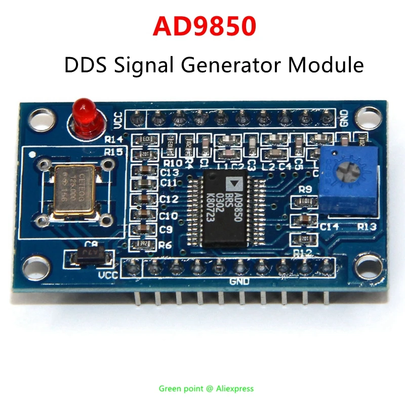 Модуль генератора сигналов AD9850 DDS 0-40 МГц модуль с 2 синусоидальными волнами и