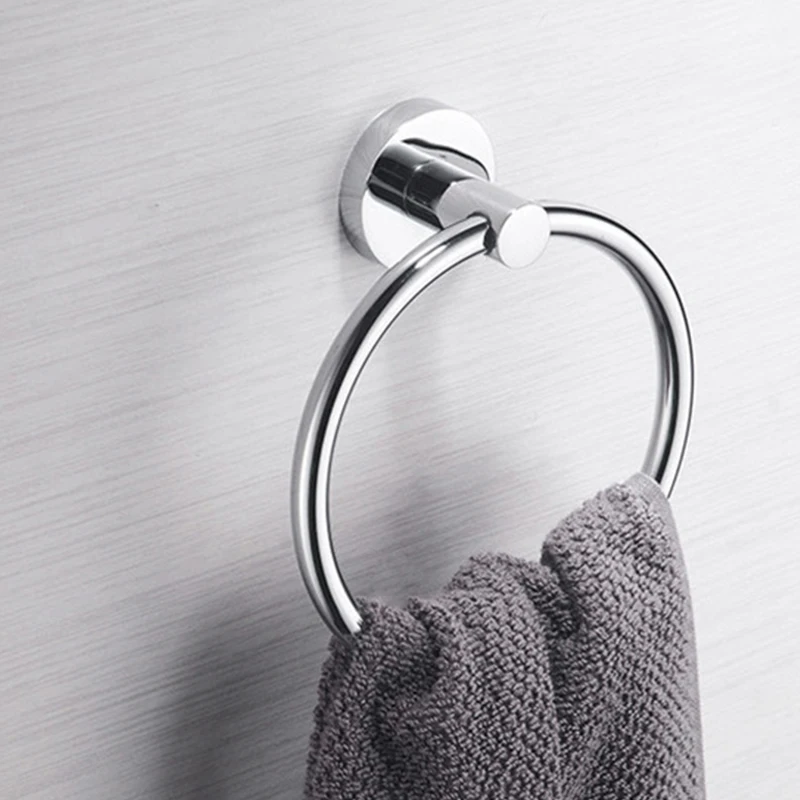 Банное настенное кольцо для полотенец из хрома стойка для рук рулонная рейка держатель для полотенец туалетная мебель оборудование для ванной комнаты