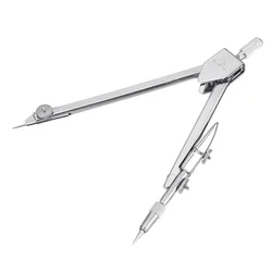 Deli – boussole de dessin en acier 8601, outils de géométrie, fournitures scolaires pour étudiants 