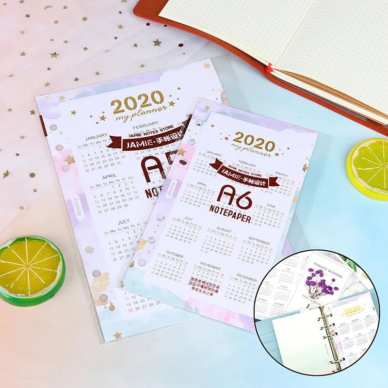 Креативная простота 2020 мини настольный бумажный календарь ежедневный планировщик настольный планировщик годовой Органайзер