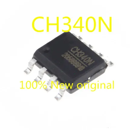 5 шт.-20 шт. новый оригинальный чип CH340N SOP-8 с последовательным портом USB совместимый