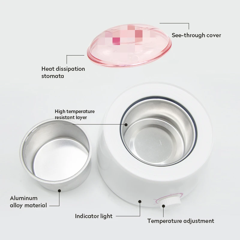 Electric-Wax-Heater-Waxing-Machine-For-Hair-Removal-Body-Epilator-Paraffin-Wax-kit-With-300g-Wax (2)