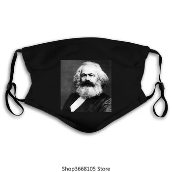 

Karl-Marx-Maske Karl-Marx-Masken Männlich Lustige Maskenmasken Gedruckter Cartoon 100-Prozent-Baumwollmasken-Masken aus Herrenbe