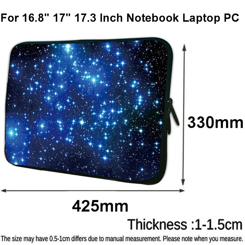 Раннего праздничного подарка 17 дюймов Тетрадь чехол 2020 унисекс ноутбук 3/16 8 рукав