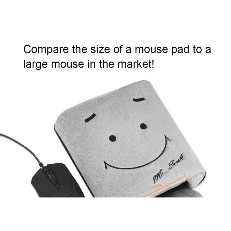 Милый мультяшный usb-коврик для мыши с подогревом, теплые коврики для мыши с запястьем, игровой коврик для мыши, водонепроницаемый коврик для мыши