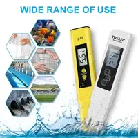 High Accuracy TDS Meter Digital Water Tester Digital 0-14 PH Meter Tester 0-9990ppm TDS&EC LCD Water Purity PPM Aquarium Filter 2