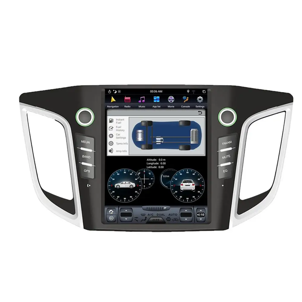 Android 9,0 Tesla вертикальный экран Автомобильный плеер gps навигация для HYUNDAI IX25- аудио dvd-плеер 1920*1080