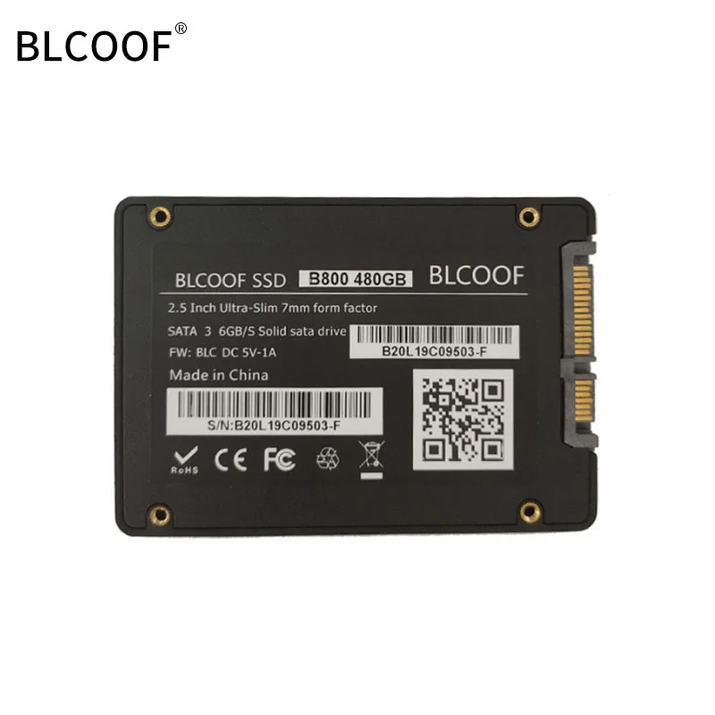 SSD во внутреннем твердотельном накопителе SATAIII 2,5 дюймов 480 Гб HDD BLCOOF внутренний жесткий диск B800 для ноутбука и настольного компьютера SSD