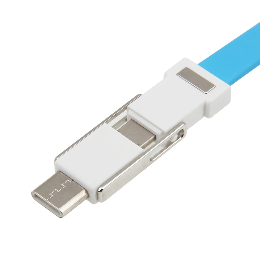 아이폰 안드로이드 휴대폰용 마그네틱 USB 충전 케이블, 마이크로 USB C 타입 미니 2A 키체인, 데이터 동기화 라인 코드, 3 in 1, 500 개