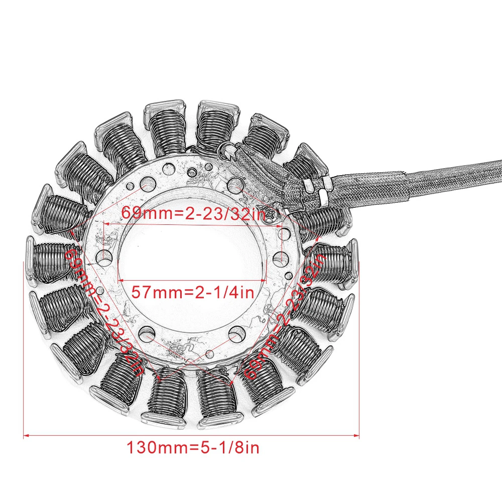 Статор мотоцикла катушки для Suzuki AN650 Burgman 650 2003-2012 генератор магнито 32101-10G10