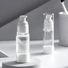 Bouteilles vides de 20ml, 30ml, 50ml, 80ml, pompe à vide, vaporisateur, Lotion transparente, contenant cosmétique sans air, accessoires de voyage