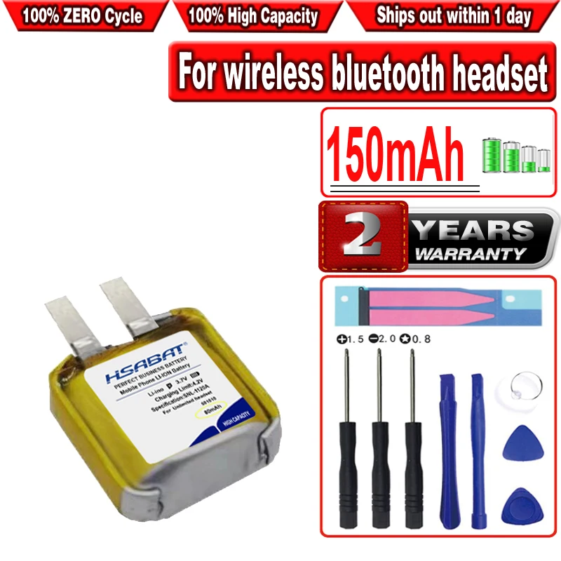 HSABAT 150mAh Dedicated Battery for Wireless Bluetooth Headset 400909 401010 TOY GPS mp3 | Электроника