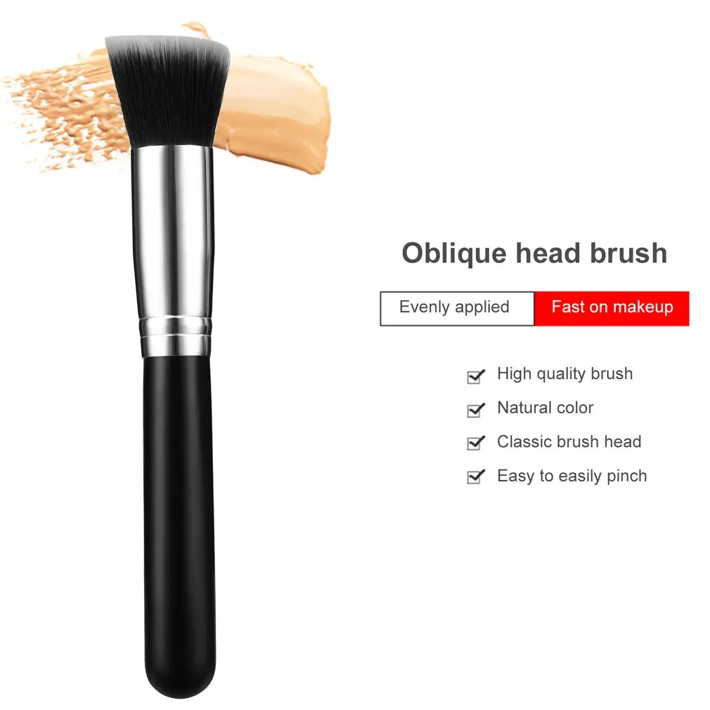 1 шт. набор кистей для макияжа с угловой головкой пудра румяна жидкая кисть Кабуки