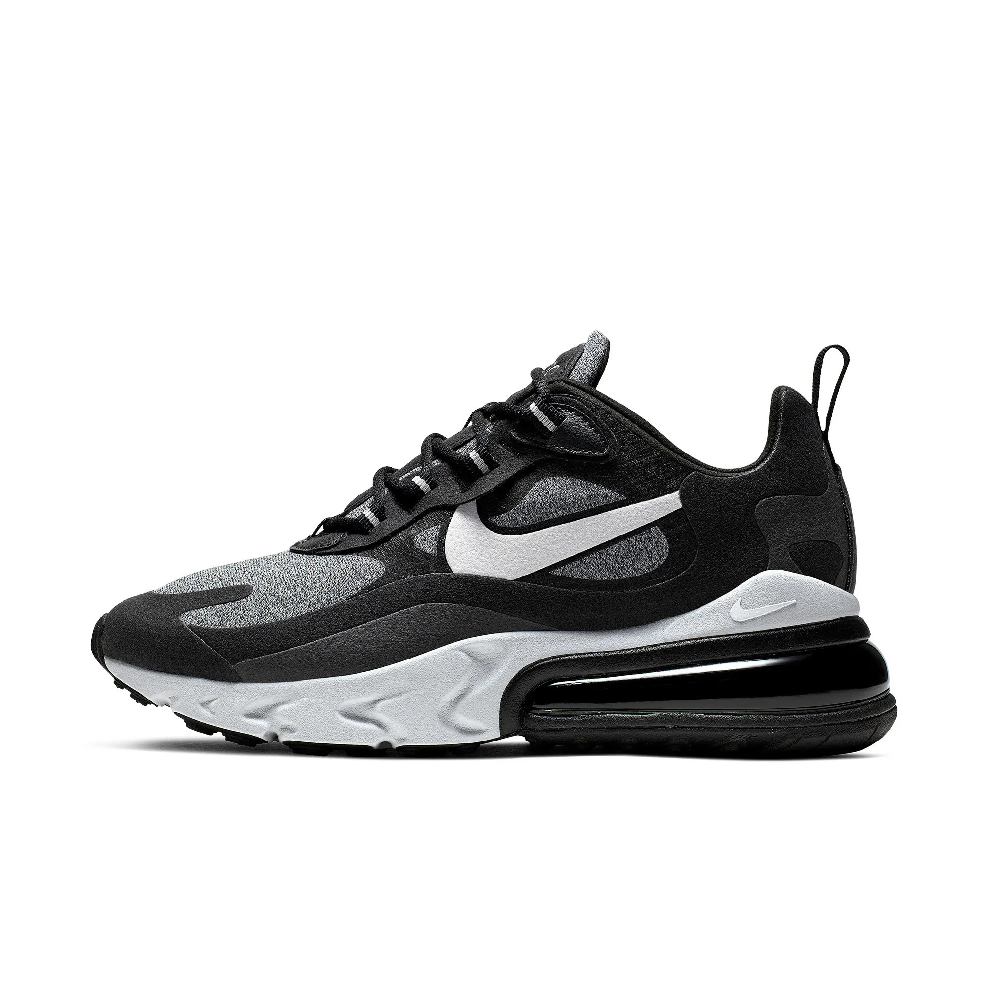 Оригинальные подлинные женские кроссовки для бега от Nike Air Max 270 React, дышащие удобные спортивные кроссовки, новинка, AT6174-101 - Цвет: AT6174-001