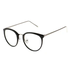 Горячие 1 шт унисекс очки с диоптриями при близорукости оправы для очков женские трендовые металлические очки линзы мужские оправа для очков