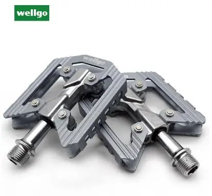 Wellgo KC019, педали, подшипники, сверхлегкие, 248 г, педали для горной дороги, велосипеда, подшипник из алюминиевого сплава, велосипедные педали