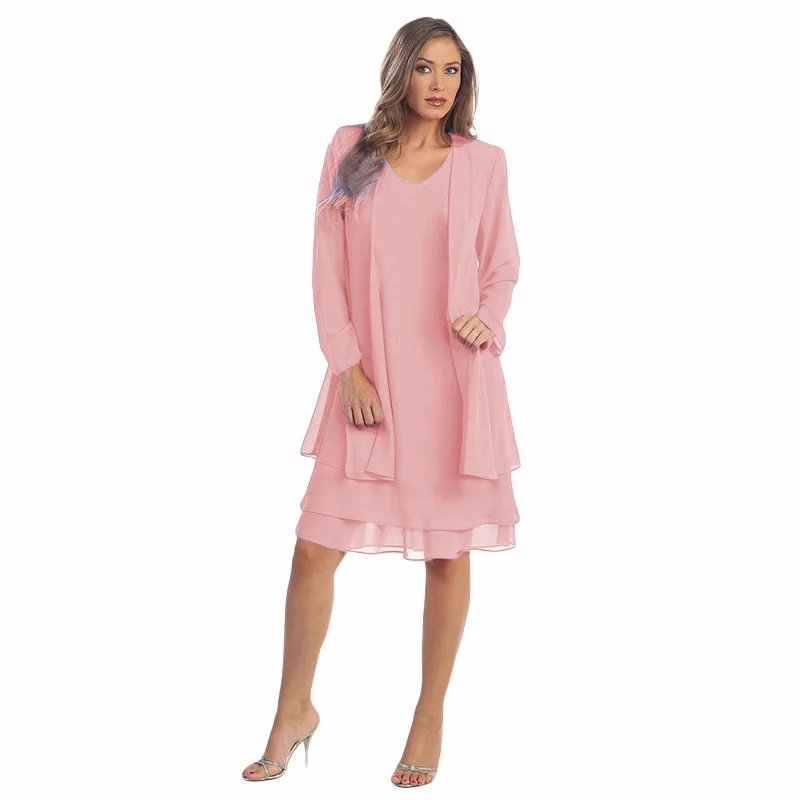 green emerald velvet dress FARES Ribbed Cotton Dress and Cardigan – Grove main image 0