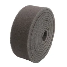 Tampon à récurer gris 7448, 1 rouleau de 320 à 1000 grains Scotch Brite, chiffon de polissage pour le travail du bois, chiffon de nettoyage industriel, élimination de la rouille 
