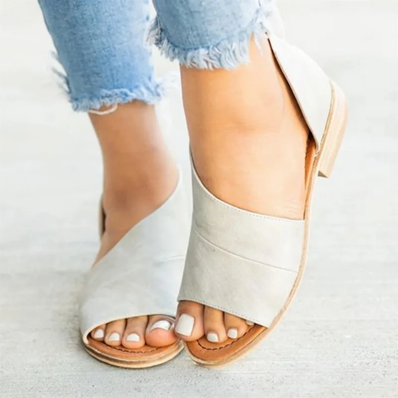 

Sexy White Summer Sandals Women Slippers Peep Toe Platform Casual Shoes Woman Beach Flip Flops Female Slides Sandalia Feminina