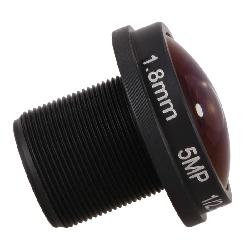 2 Pcs Lens: 1 Pcs M12 Thread Mount 3.6Mm Focal Length F2.0 IR Lens for CCTV CCD Camera & 1 Pcs HD Lens 5MP 1.8Mm 1/2.5 F2.0 180