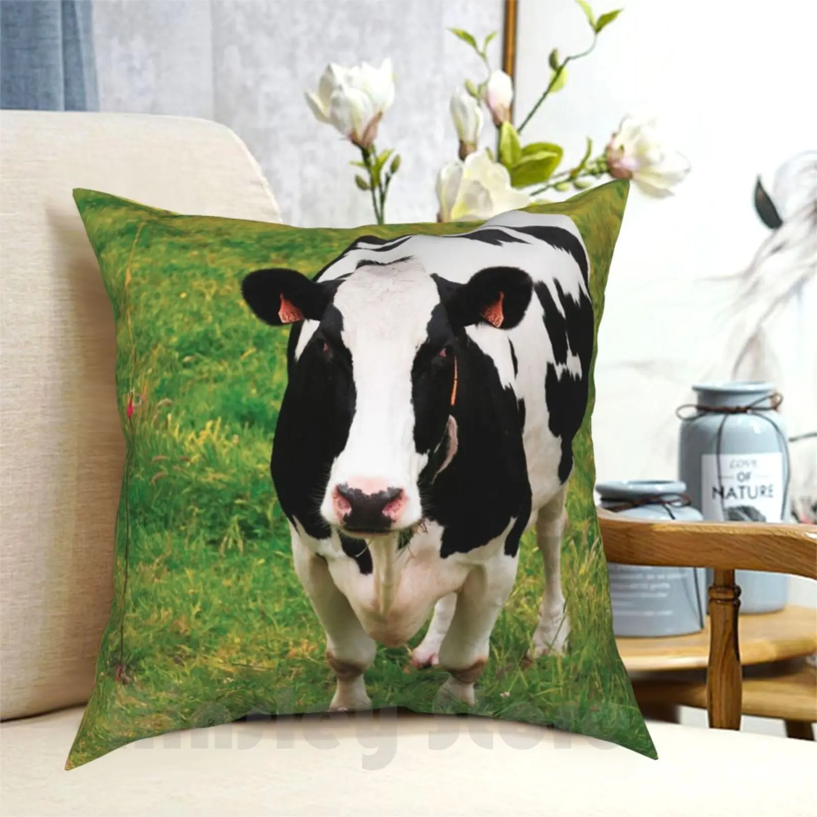 Чехол Holstein для телефона с рисунком домашняя мягкая Накидная подушка коров