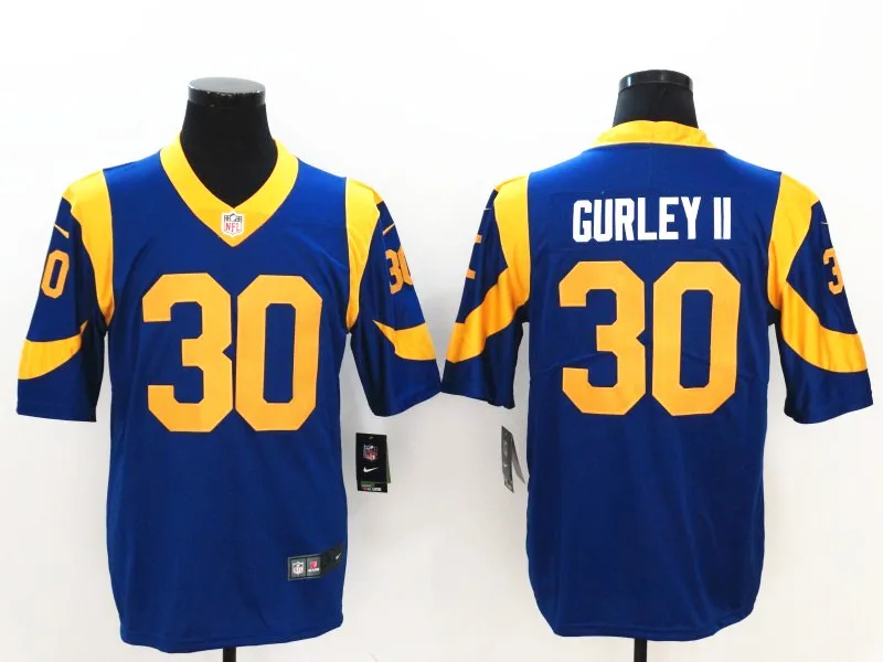AS PICTURE Сшитые Мужчины Лос-Анжелес Тодд гурли II Vapor Untouchable Limited игрок Джерси - Цвет: AS PICTURE