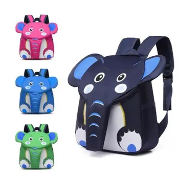 

3D Cartoon Kid Backpack Cute Elephant Casual Travel Student Schoolbag Children Gift Boy Girl Kindergarten Animal School Daypack
