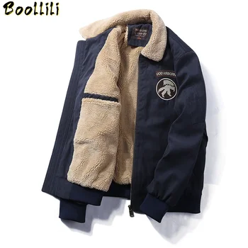 

Boollili Men's Winter Jacket Parka Hombre Plus Size Coat Men Clothes 2020 Casual Short Parkas Vintage Winterjas Heren