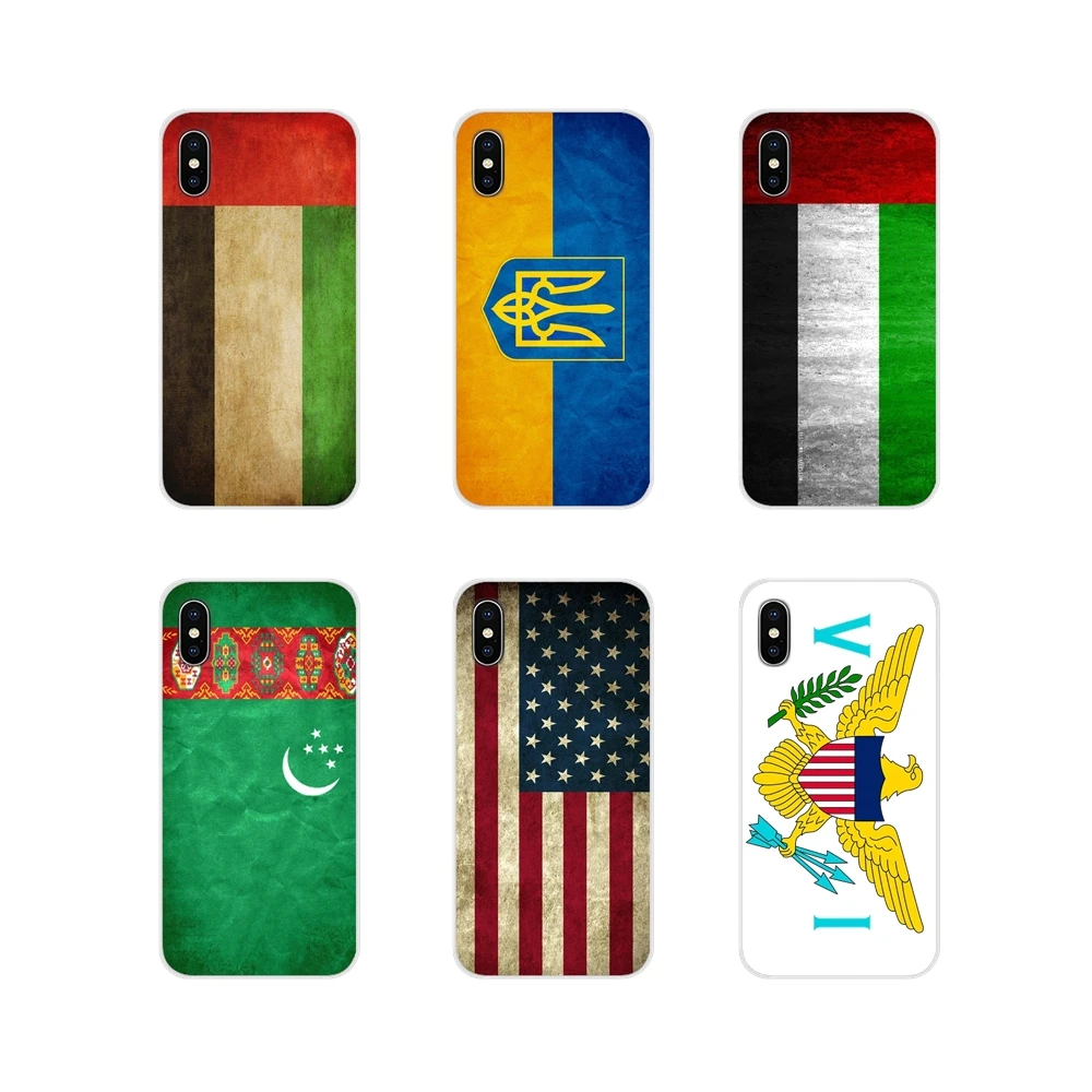 For Xiaomi Mi4 Mi5 Mi5S Mi6 Mi A1 A2 5X 6X 8 9 Lite SE Pro Max Mix 2 3 2S Soft Shell Cover Ukraine United Arab National Flag | Мобильные