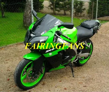 

Motorcycle Fairing Body kit for KAWASAKI Ninja ZX9R 02 03 ZX 9R 2002 2003 ABS Green Fairings bodywork+gifts KT01