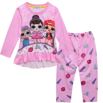 

LoL suprise Original Children's Sets toddler Pajamas Kids Tracksuit lol dolls Pajama Toddler Girl Clothes Girls Clothing