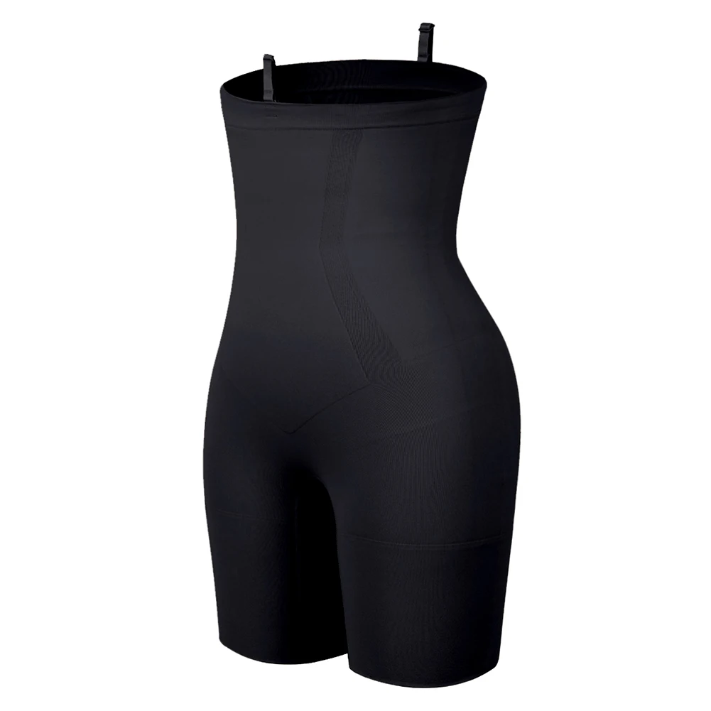 Lover Красота Body Shaper Бесшовные Для женщин с завышенной талией до середины бедра короткие для похудения живота, талии корректирующий пояс Управление моделирующее белье нижнее белье
