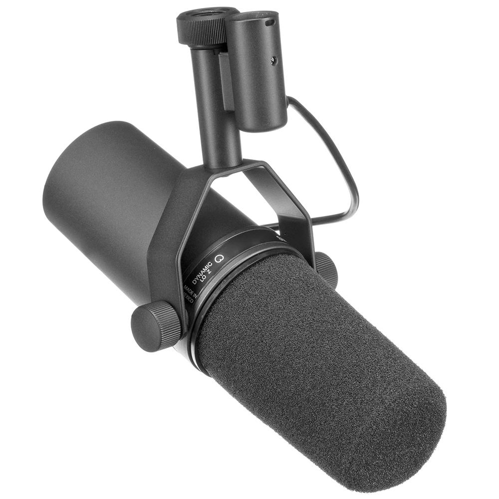 SM7B Cardioid Vocal Microphone Studio Selectable Frequency Response Shure Mic for Live Stage Recording Podcasting Brocasting gaming mic