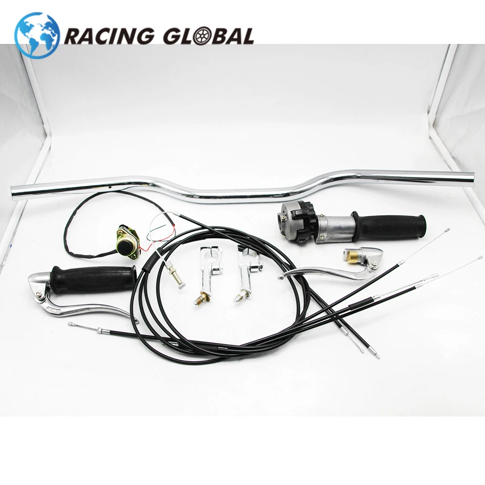 

ALCON-Ural CJ-K750 retro motorcycle Handbar with lever Grip cable switch used at Ural M72 case For BMW R50 R1 R12 R 71