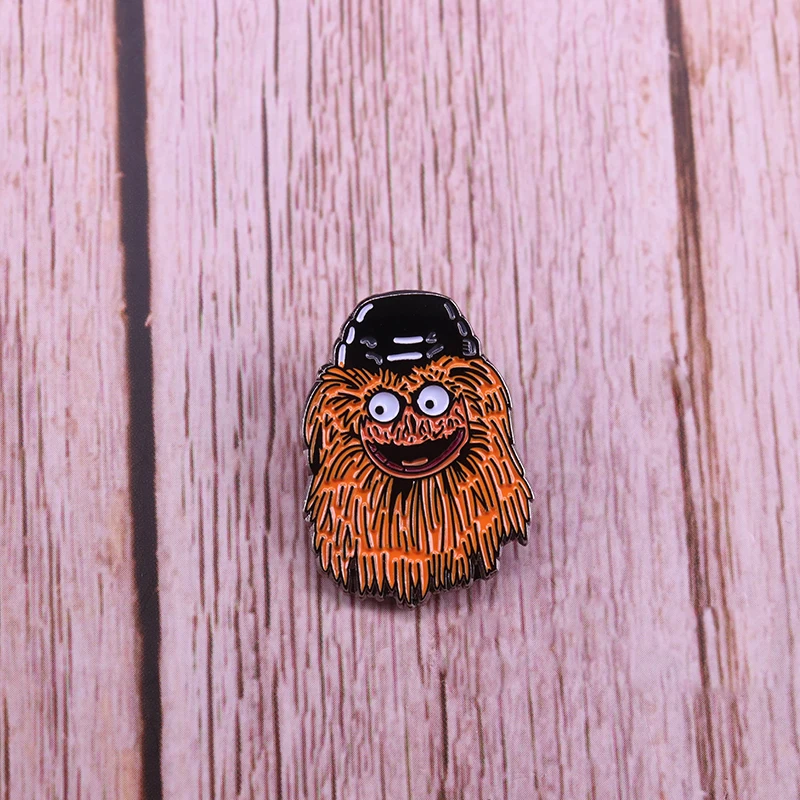 Милый значок Gritty Филадельфия Флайерз значок талисмана забавная страшная брошь крутые хоккейные фанаты ювелирные изделия