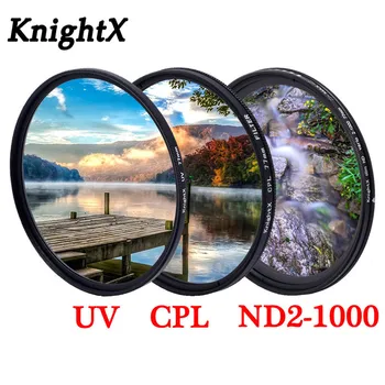 

KnightX Grad color filter UV CPL Star variable Lens For canon sony nikon d80 d70 d3300 700d 1300d 49 52 55 58 62 67 72 77 mm