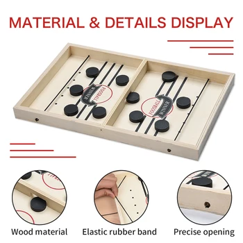 

Dropshipping Hot Sale Paced Sling Puck Winner Fun Toys Family Child Kids Board-Game Party Game Time Funny Toys Gift