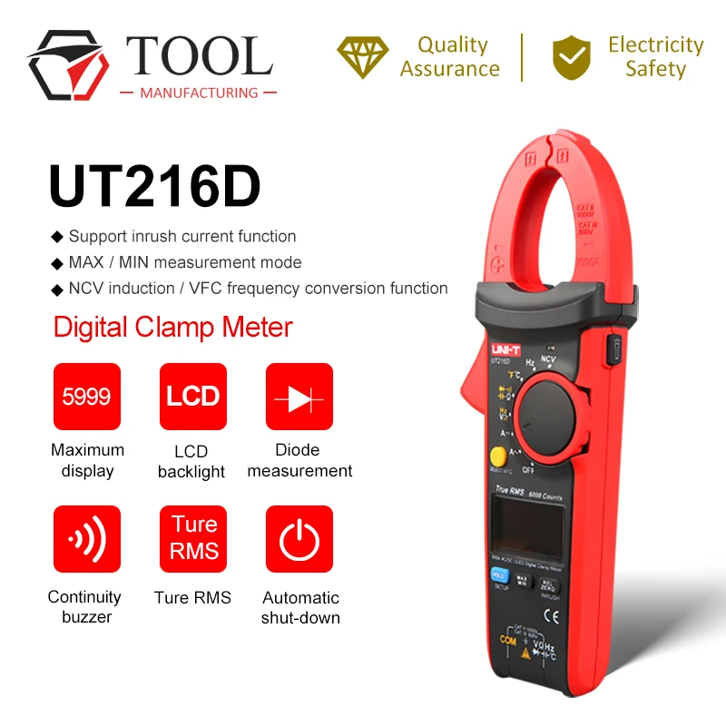 Цифровой мультиметр зажим для измерения переменного/постоянного тока 600 А|digital
