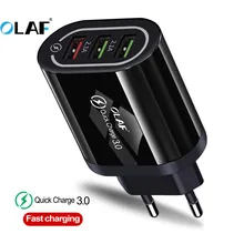 Зарядное устройство Olaf USB Quick Charge 3,0 4,0 для samsung A50 быстрое зарядное устройство для iPhone XS X QC 3,0 супер зарядное устройство для мобильного телефона s