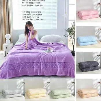 

Summer Jacquard Towel Quilt Cotton Blanket for Kids Adult Super Soft Throw Blanket Double Queen Bedspread Bedding Bed Cover
