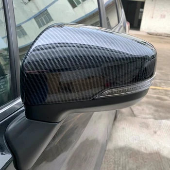 

Carbon ABS Rear View Rearview Side Mirror Cover Sticker Trim Frame Accessories For Subaru Forester SK 2018 2019